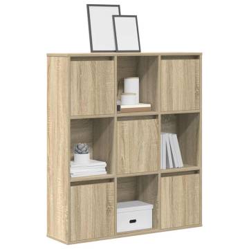 Sonoma Oak Bookcase - Stylish & Durable Storage Solution