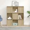 Sonoma Oak Bookcase - Stylish & Durable Storage Solution