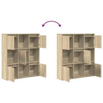 Sonoma Oak Bookcase - Stylish & Durable Storage Solution