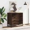 Drawer Cabinet Brown Oak 70x41x70 cm | Stylish Storage Solution