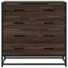 Drawer Cabinet Brown Oak 70x41x70 cm | Stylish Storage Solution