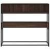 Brown Oak Console Table 90x35x80 cm - Durable & Stylish