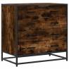 Stylish Smoked Oak Drawer Cabinet - 70x41x70 cm | HipoMarket