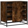 Stylish Smoked Oak Drawer Cabinet - 70x41x70 cm | HipoMarket