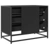 Stylish Black Drawer Cabinet - 70x41x56 cm Engineered Wood