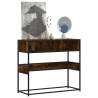  Console Table Smoked Oak 90x35x80 cm Engineered Wood Colour smoked oak Quantity in Package 1 