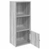 Stylish Grey Sonoma Bookcase - 31x24x77 cm Engineered Wood