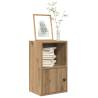 Stylish Artisan Oak Bookcase - 31x24x52 cm Engineered Wood