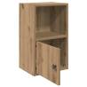 Stylish Artisan Oak Bookcase - 31x24x52 cm Engineered Wood