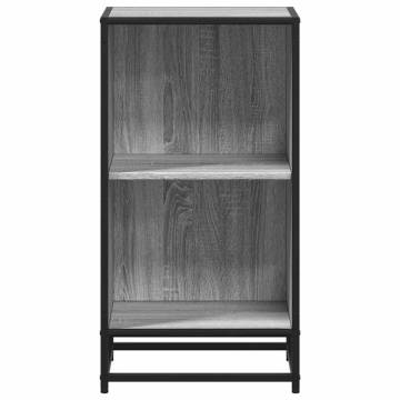 Versatile Grey Sonoma Book Cabinet - 40x35x76 cm