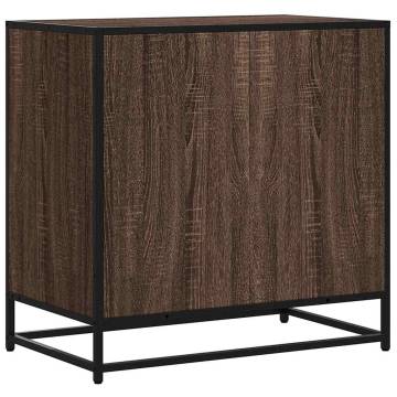 Stylish Brown Oak Drawer Cabinet - 70x41x70 cm | Hipo Market