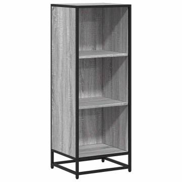 Book Cabinet Grey Sonoma | Stylish & Durable Storage Solution