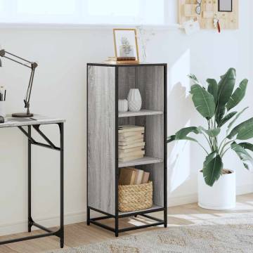 Book Cabinet Grey Sonoma | Stylish & Durable Storage Solution