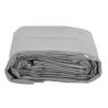 Heavy-Duty Grey Tarpaulin 1.5x10m - Durable & Versatile Cover