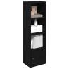  Bookcase Black Oak 31x24x102 cm Engineered Wood Colour black Quantity in Package 1 Height 102 cm 