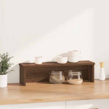 Kitchen Rack Stackable Brown Oak - Organize with Style | HipoMarket