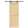  Sliding Door with Hardware Set 85x210 cm Solid Wood Pine Size 85 x 210 cm (152.5 cm) Quantity in Package 1 Model square 