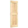 Solid Wood Pine Sliding Door with Hardware Set - 70x210 cm