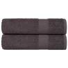  Hand Towels 2 pcs Anthracite 50x100 cm 360 gsm 100% Cotton Colour anthracite Size 50 x 100 cm Quantity in Package 2 