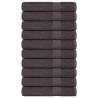  Sauna Towels 10 pcs Anthracite 80x200 cm 360 gsm 100% Cotton Colour anthracite Size 80 x 200 cm Quantity in Package 10 