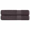  Towels 2 pcs Anthracite 100x200 cm 360 gsm 100% Cotton Colour anthracite Size 100 x 200 cm Quantity in Package 2 