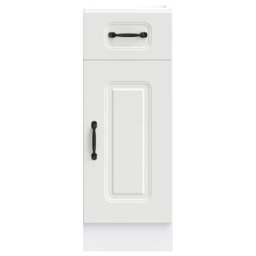 Kalmar White Kitchen Base Cabinet | Durable Engineered Wood