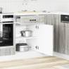 Kalmar Grey Sonoma Kitchen Base Cabinet - Ample Storage Space