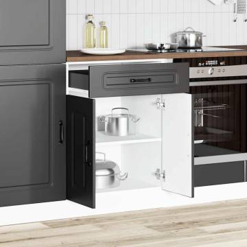 Kalmar Black Kitchen Base Cabinet | Stylish & Durable Storage