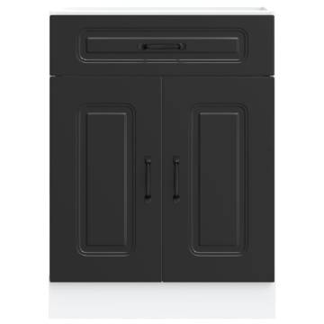 Kalmar Black Kitchen Base Cabinet | Stylish & Durable Storage