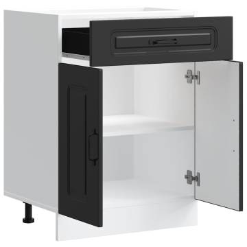 Kalmar Black Kitchen Base Cabinet | Stylish & Durable Storage