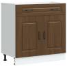 Kalmar Brown Oak Kitchen Base Cabinet - Durable & Stylish Storage