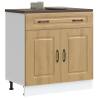  Kitchen Base Cabinet Kalmar Artisan Oak Engineered Wood Colour artisan oak Quantity in Package 1 Model kitchen base cabinet 80 cm Number of 