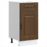 Kalmar Brown Oak Kitchen Base Cabinet | Durable & Space-Saving