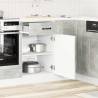 Kitchen Base Cabinet Kalmar Concrete Grey | HipoMarket UK