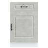 Kitchen Base Cabinet Kalmar Concrete Grey | HipoMarket UK