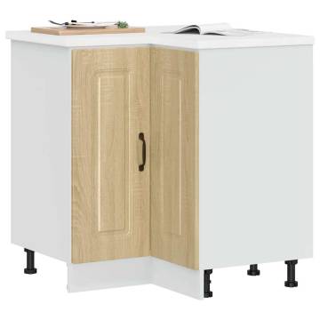 Kalmar Sonoma Oak Kitchen Corner Base Cabinet - Optimize Space