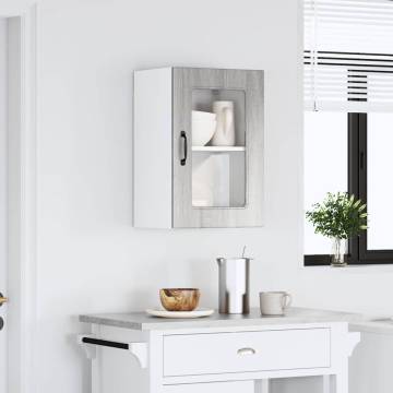 Kalmar Grey Sonoma Kitchen Wall Cabinet | Efficient Storage