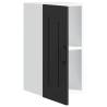 Kalmar Black Kitchen Wall Cabinet - Stylish & Durable Storage