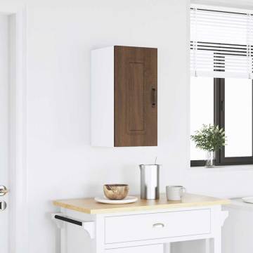 Kalmar Brown Oak Kitchen Wall Cabinet | Ample Storage Space