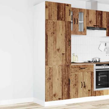 Kalmar Old Wood Kitchen Cupboard | Durable Storage Solution