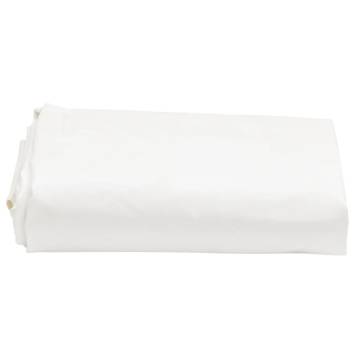 Tarpaulin White Ø 5 m 650 g/m² - Heavy-Duty Waterproof Cover