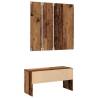 Hallway Furniture Set - Old Wood Engineered Wood | Hipomarket