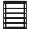 Shoe Rack Black 80x30x98 cm | Stylish & Durable Storage