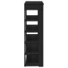 Shoe Rack Black 80x30x98 cm | Stylish & Durable Storage