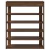 Elegant Brown Oak Shoe Rack - 80x30x98 cm | Hipomarket