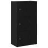 Black Oak Bookcase 40x24x77 cm | Stylish Storage Solution