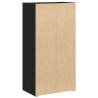 Black Oak Bookcase 40x24x77 cm | Stylish Storage Solution