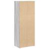 Stylish Grey Sonoma Bookcase - 40x24x102 cm Engineered Wood