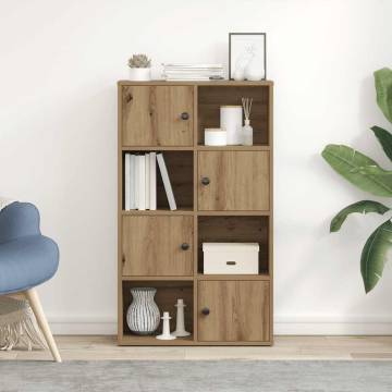 Bookcase Artisan Oak 60x24x101.5 cm - Stylish Home Storage