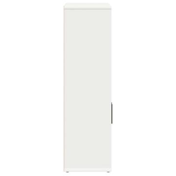 Stylish White Bookcase 60x24x85 cm | Durable Engineered Wood